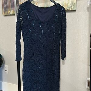 Women’s navy blue dress